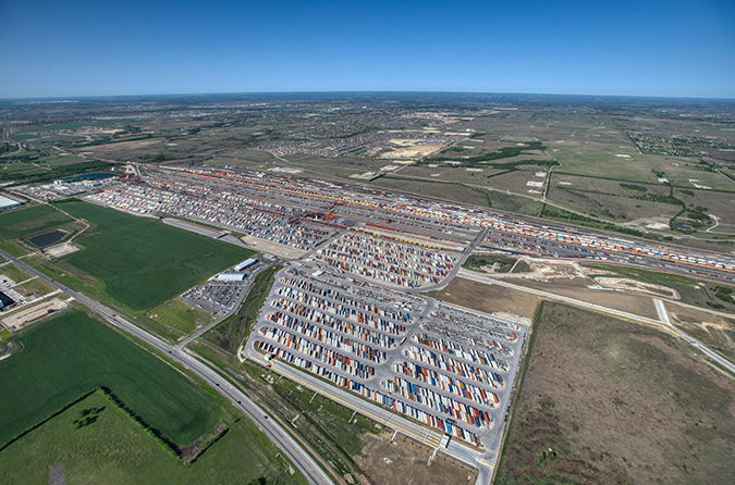 BNSF’s Alliance Intermodal Facility near Fort Worth, Texas. BNSF’s Alliance Intermodal Facility near Fort Worth, Texas.