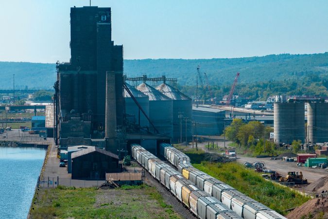 Duluth’s Elevator A welcomed its first grain delivery last fall after the facility was purchased. Duluth’s Elevator A welcomed its first grain delivery last fall after the facility was purchased.