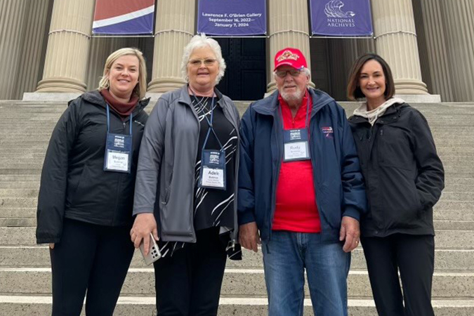 From left, Megan, Adele, Rudy and Stacie. From left, Megan, Adele, Rudy and Stacie.