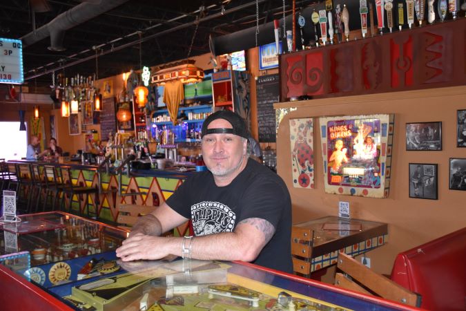 Lubbock locomotive engineer Zach Beauchamp at Flippers. Lubbock locomotive engineer Zach Beauchamp at Flippers.