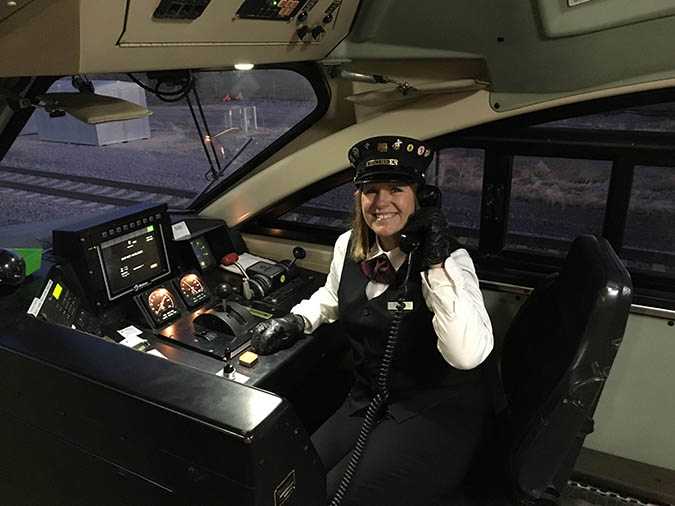 Locomotive Engineer Sandra Lemke Locomotive Engineer Sandra Lemke