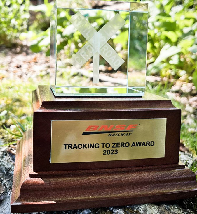 Tracking to Zero Award Tracking to Zero Award