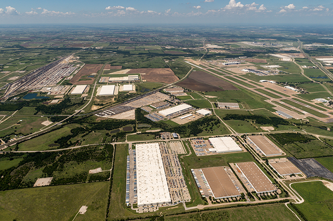 An aerial view of Logistics Park Alliance An aerial view of Logistics Park Alliance