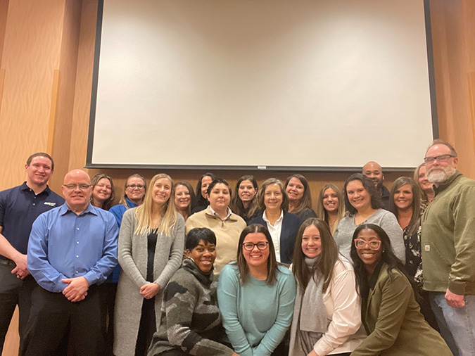 A Women EnRoute meeting. A Women EnRoute meeting.